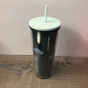 Starbucks San Francisco Painted Ladies Large 24 Oz Cold Cup Tumbler with Straw